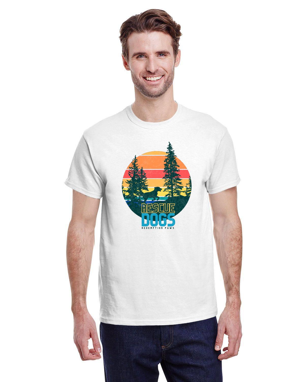 Sunset Rescue Dogs T-Shirt
