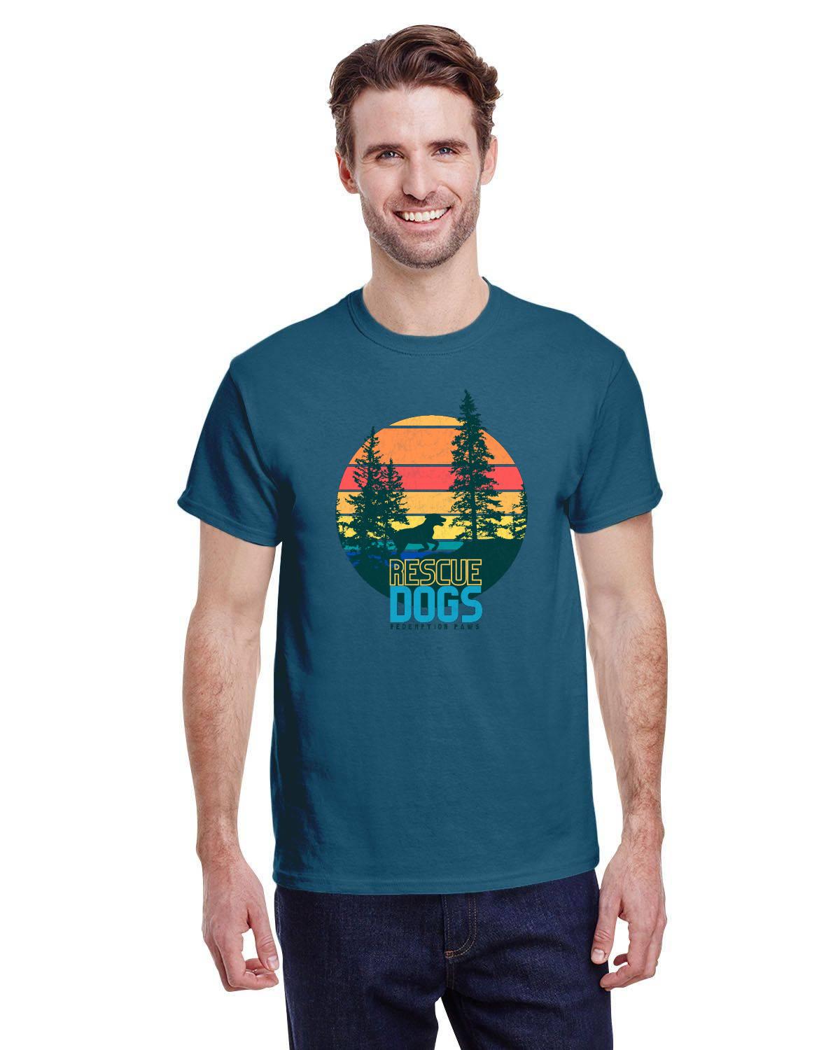 Sunset Rescue Dogs T-Shirt