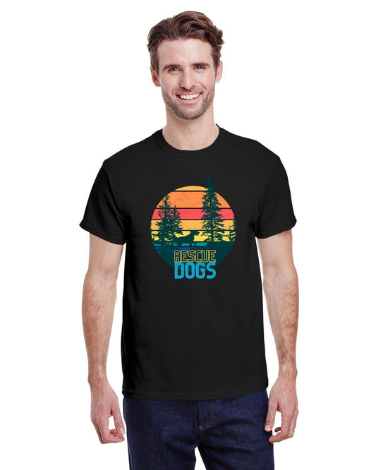 Sunset Rescue Dogs T-Shirt