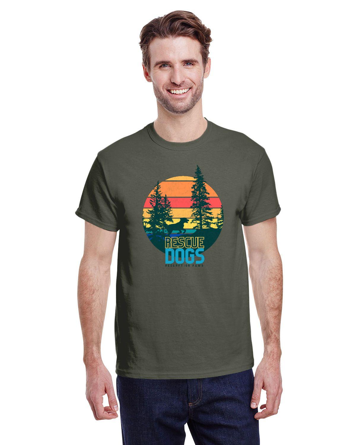 Sunset Rescue Dogs T-Shirt