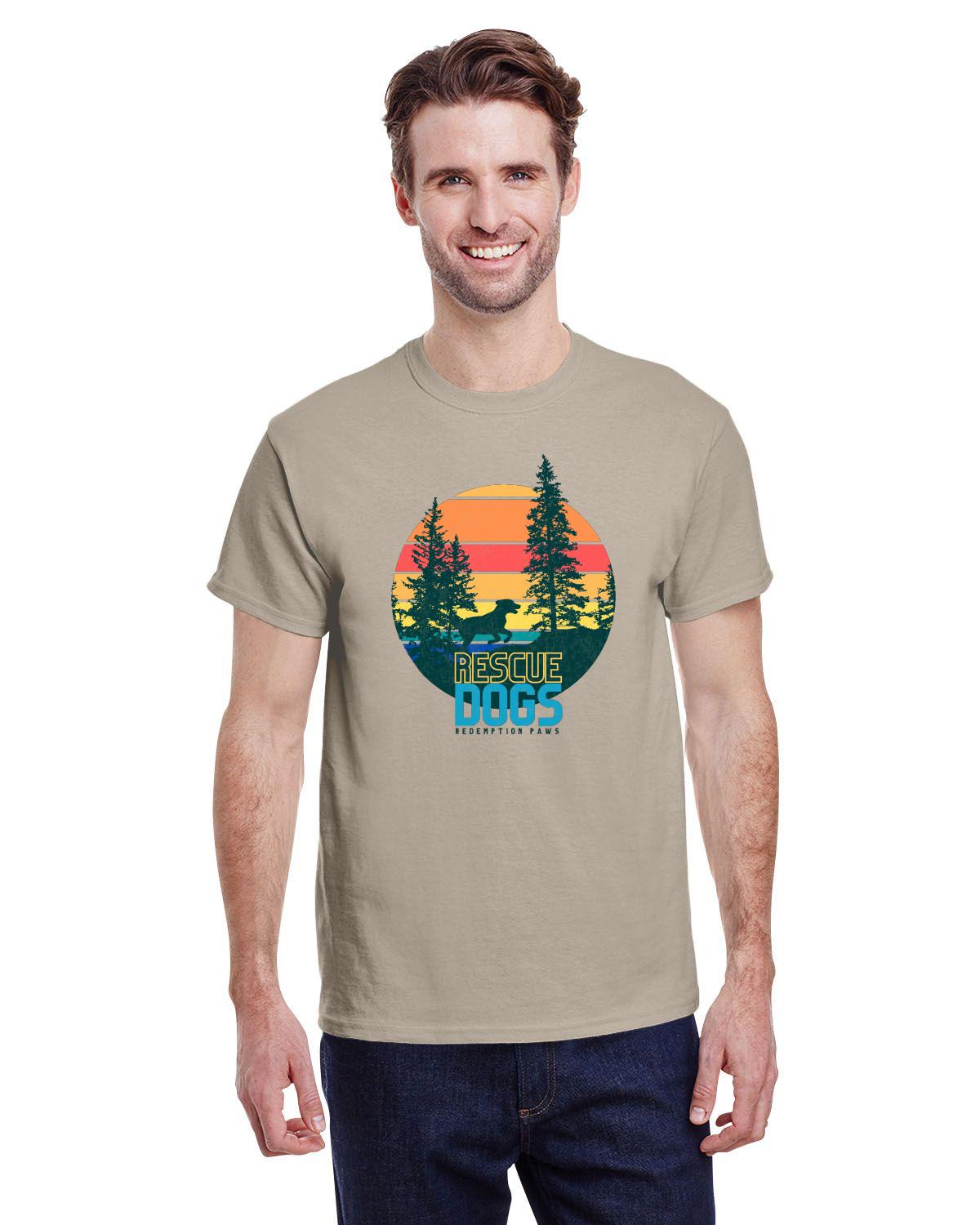 Sunset Rescue Dogs T-Shirt