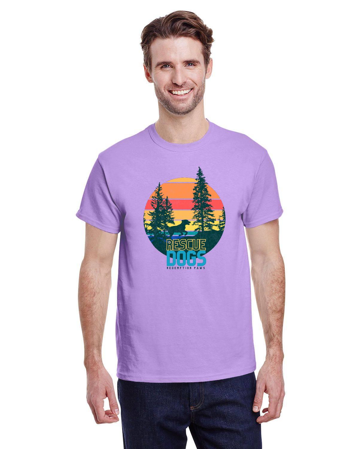 Sunset Rescue Dogs T-Shirt