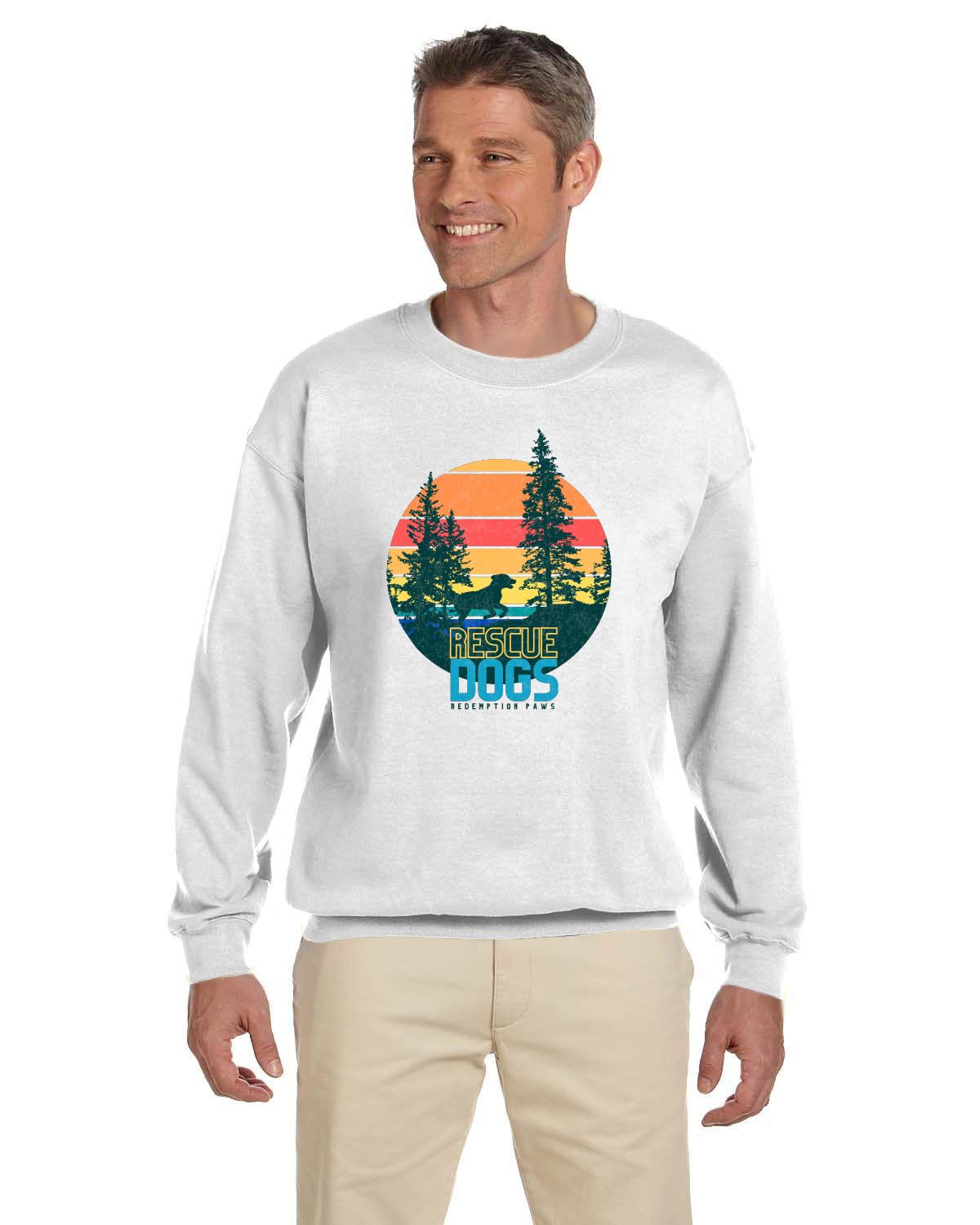 Sunset Rescue Dogs Sweatshirt