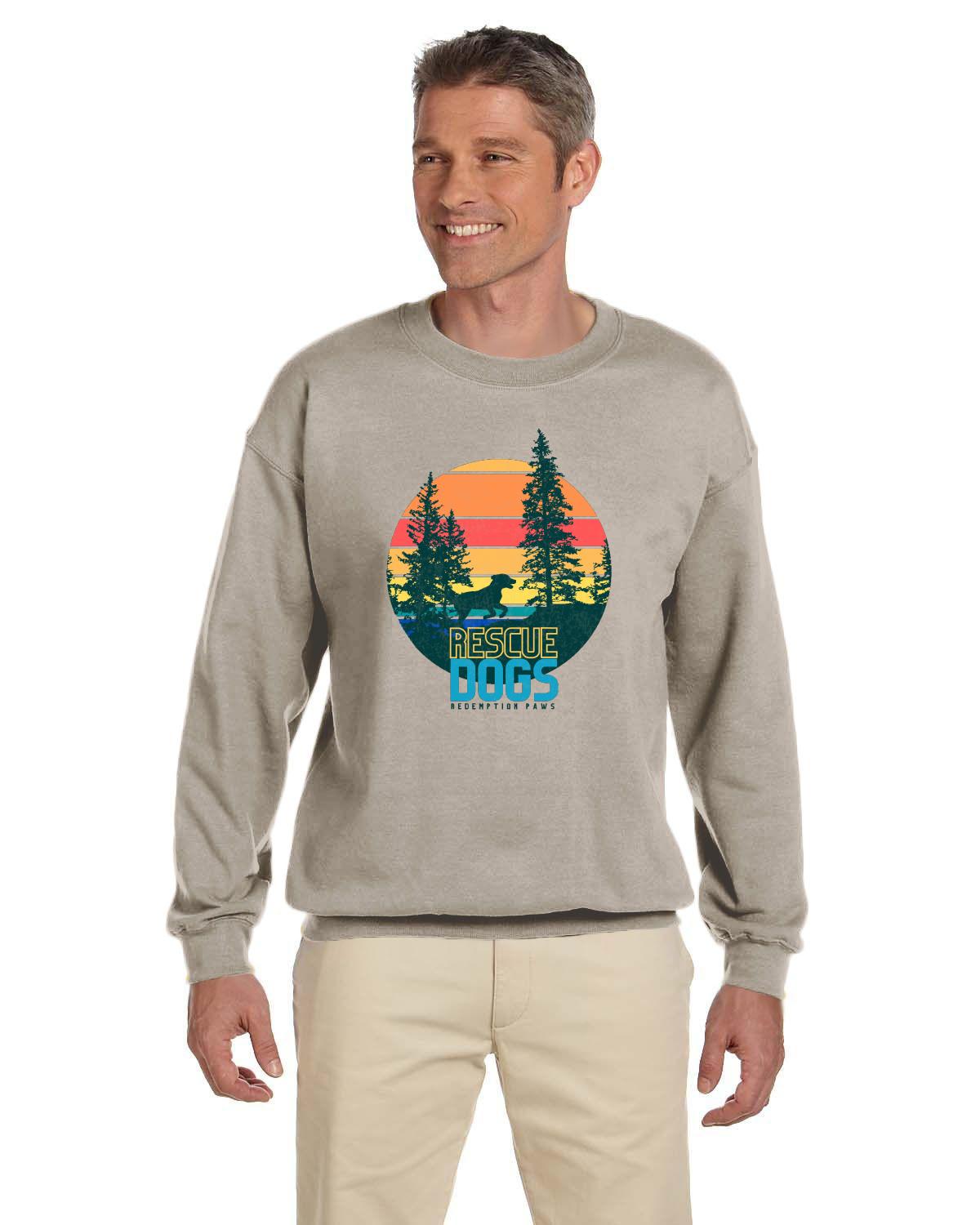Sunset Rescue Dogs Sweatshirt