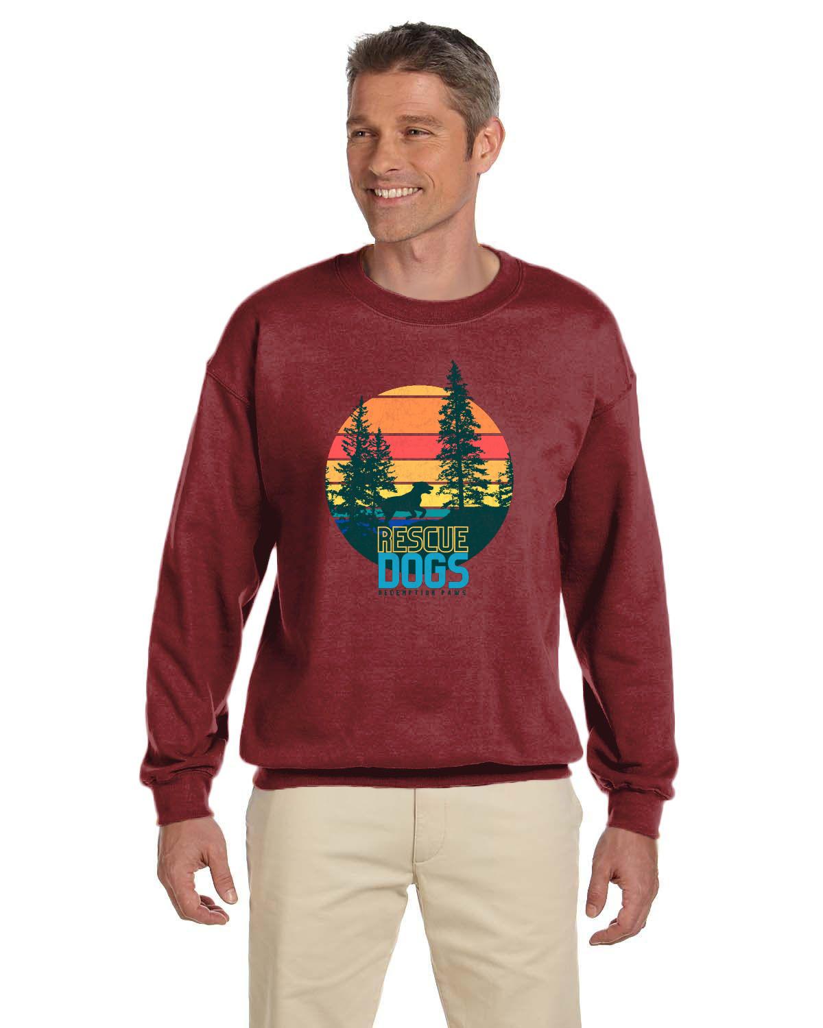 Sunset Rescue Dogs Sweatshirt