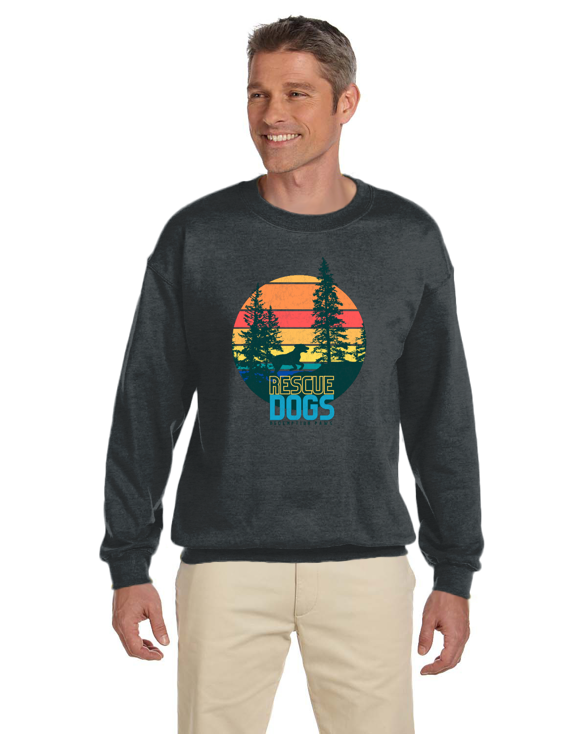 Sunset Rescue Dogs Sweatshirt