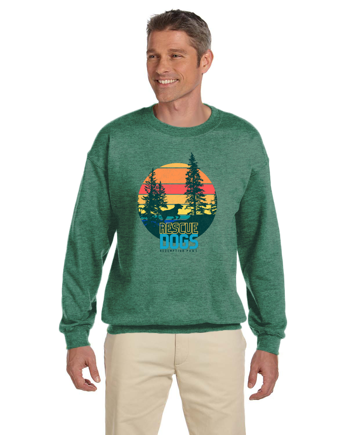 Sunset Rescue Dogs Sweatshirt