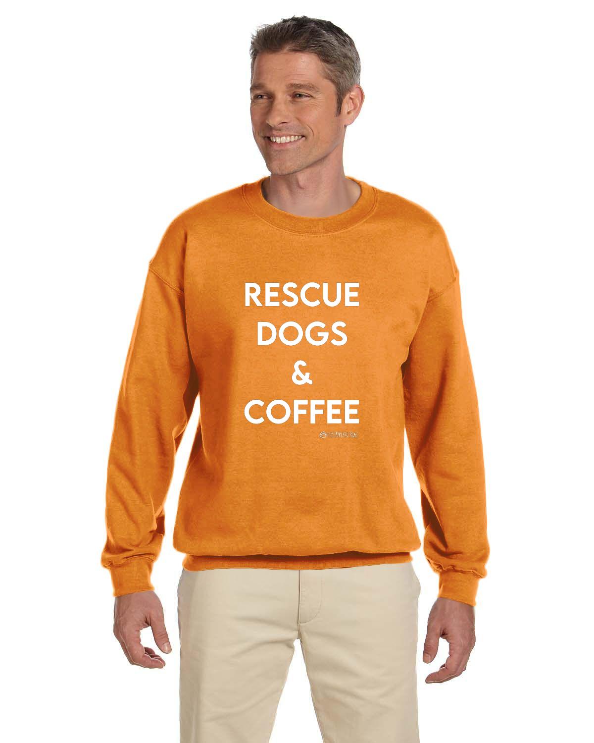 Rescue Dogs and Coffee Sweatshirt