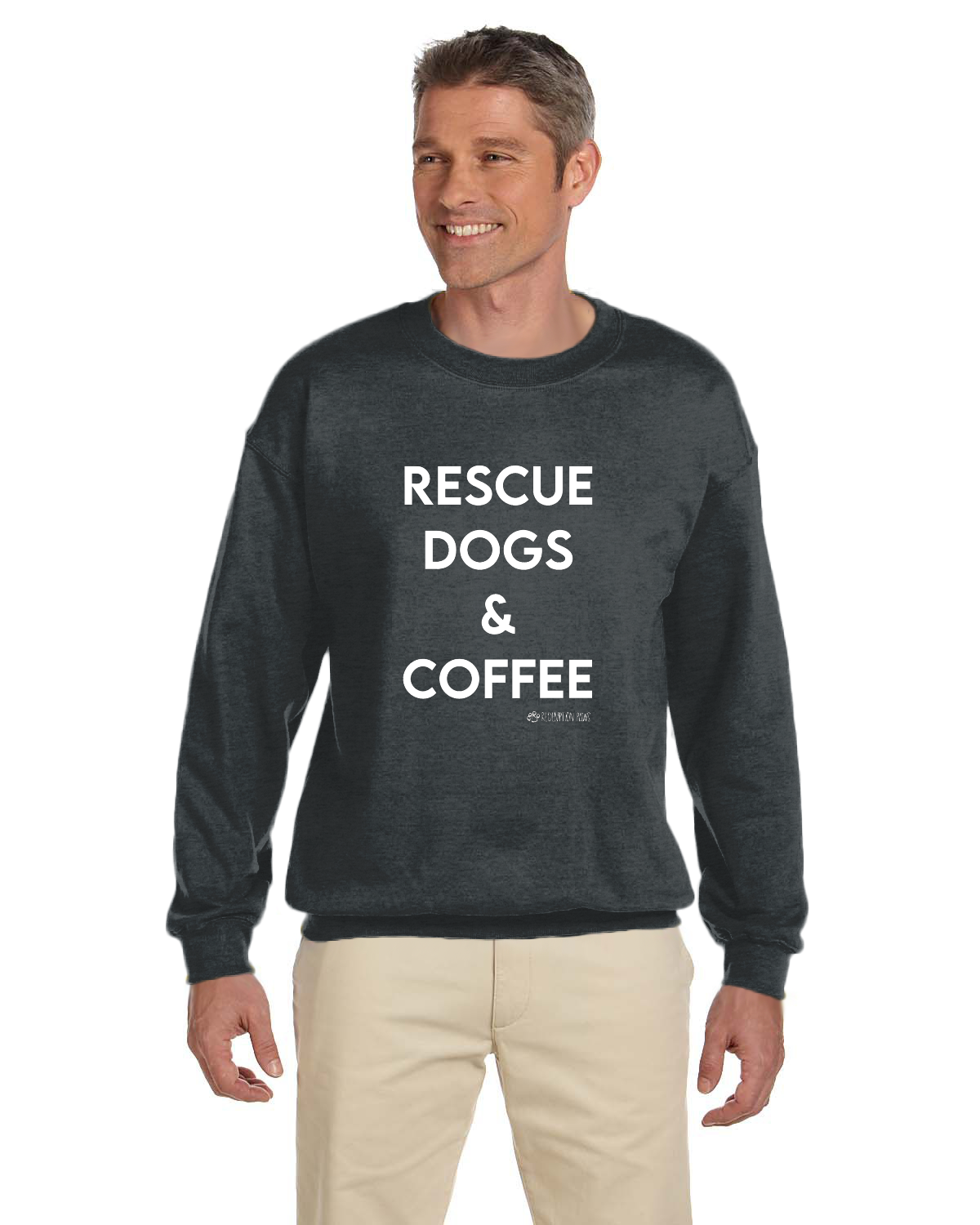Rescue Dogs and Coffee Sweatshirt