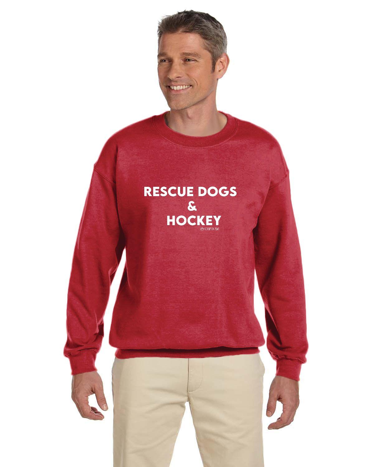 Rescue Dogs and Hockey Sweatshirt