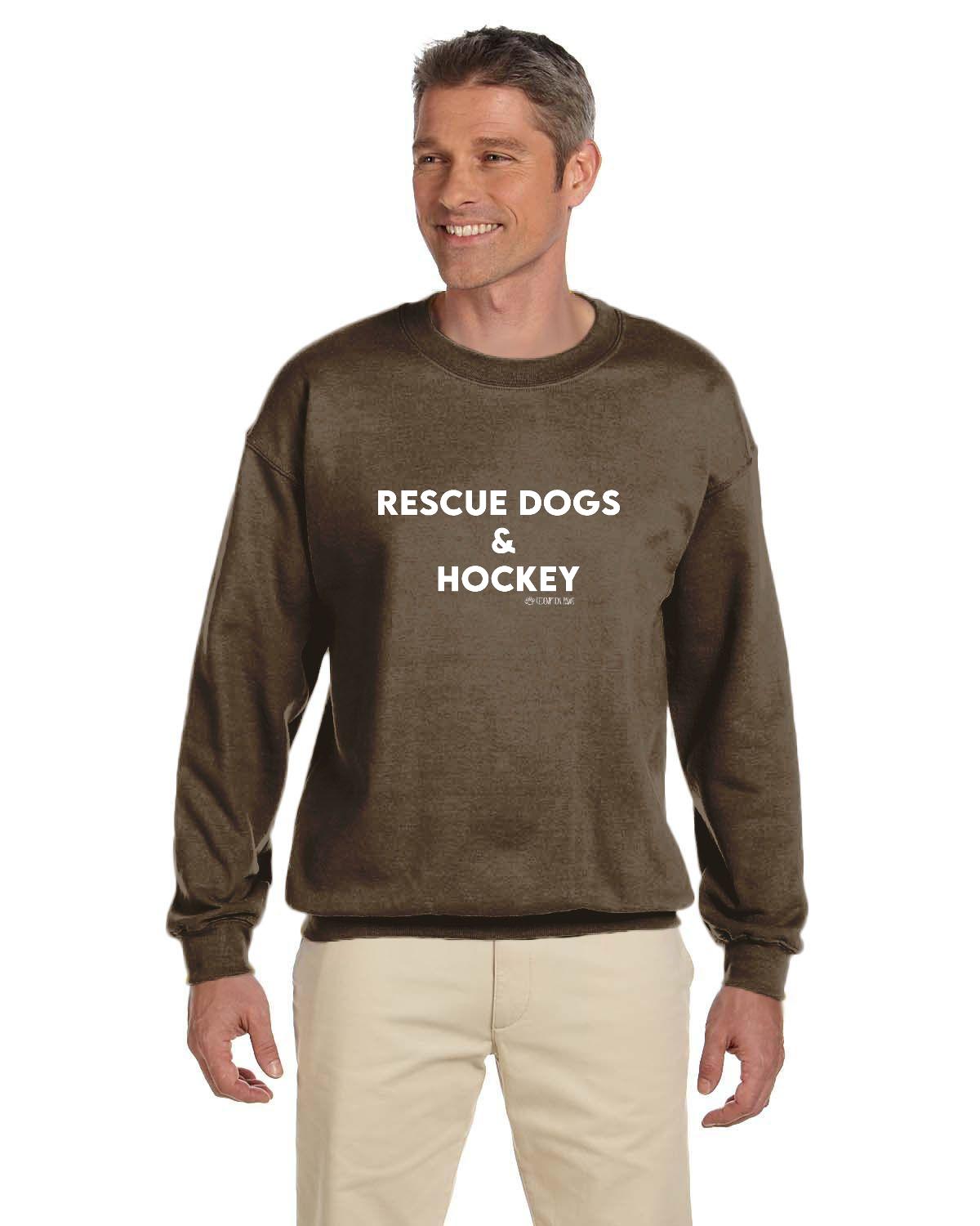 Rescue Dogs and Hockey Sweatshirt
