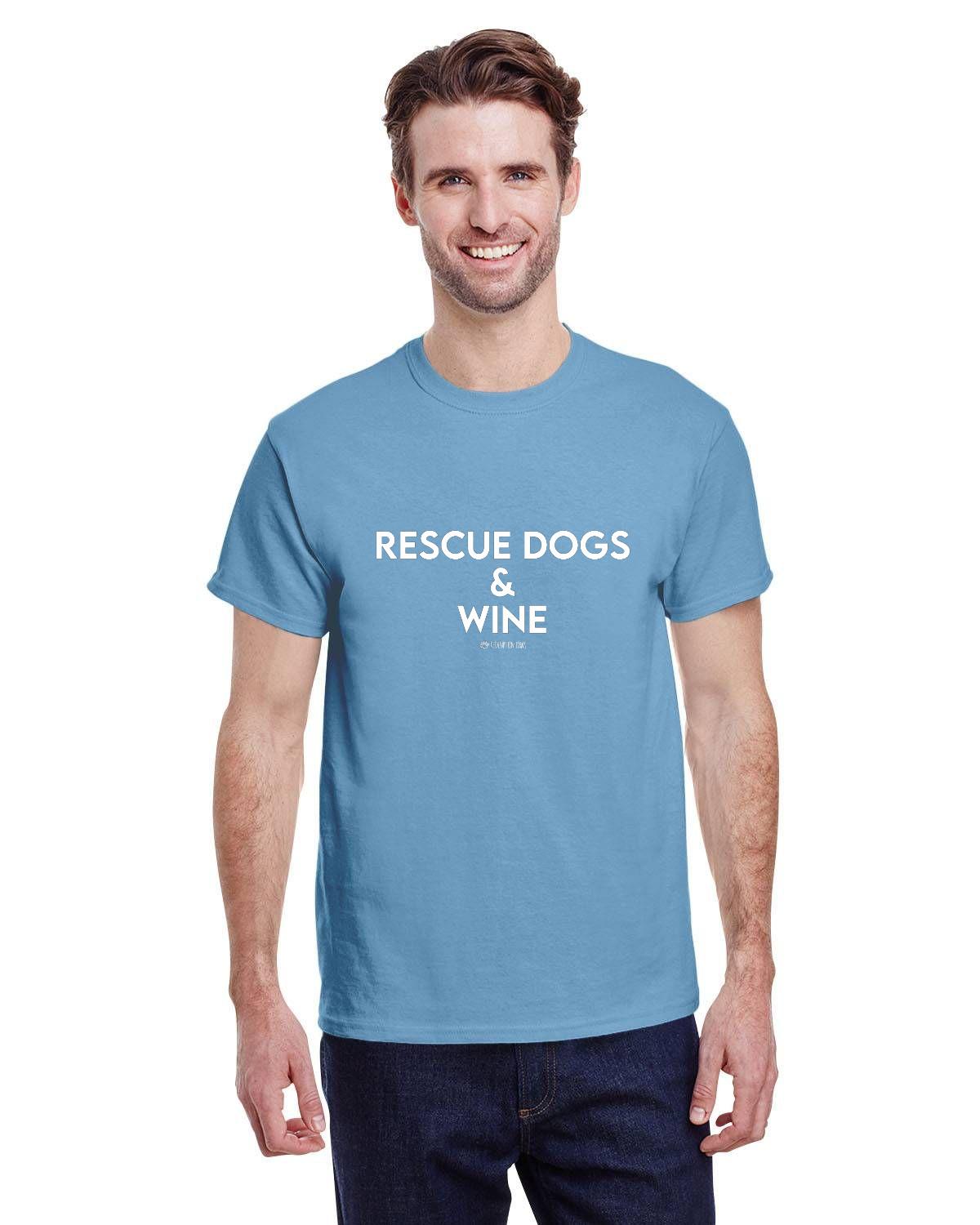 Rescue Dogs and Wine T-Shirt