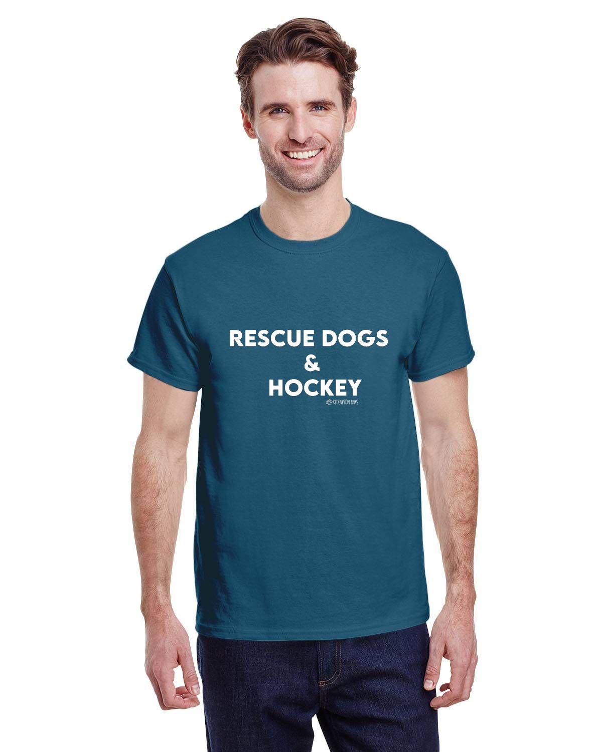 Rescue Dogs and Hockey T-Shirt