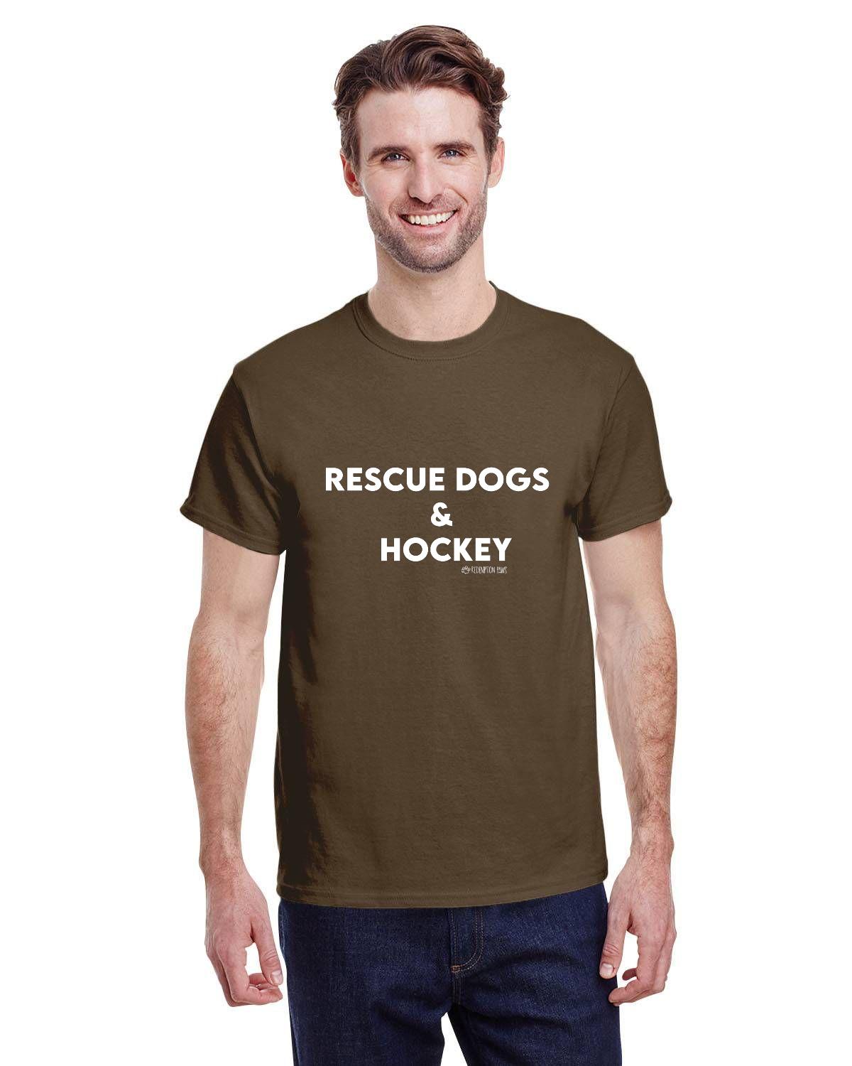 Rescue Dogs and Hockey T-Shirt