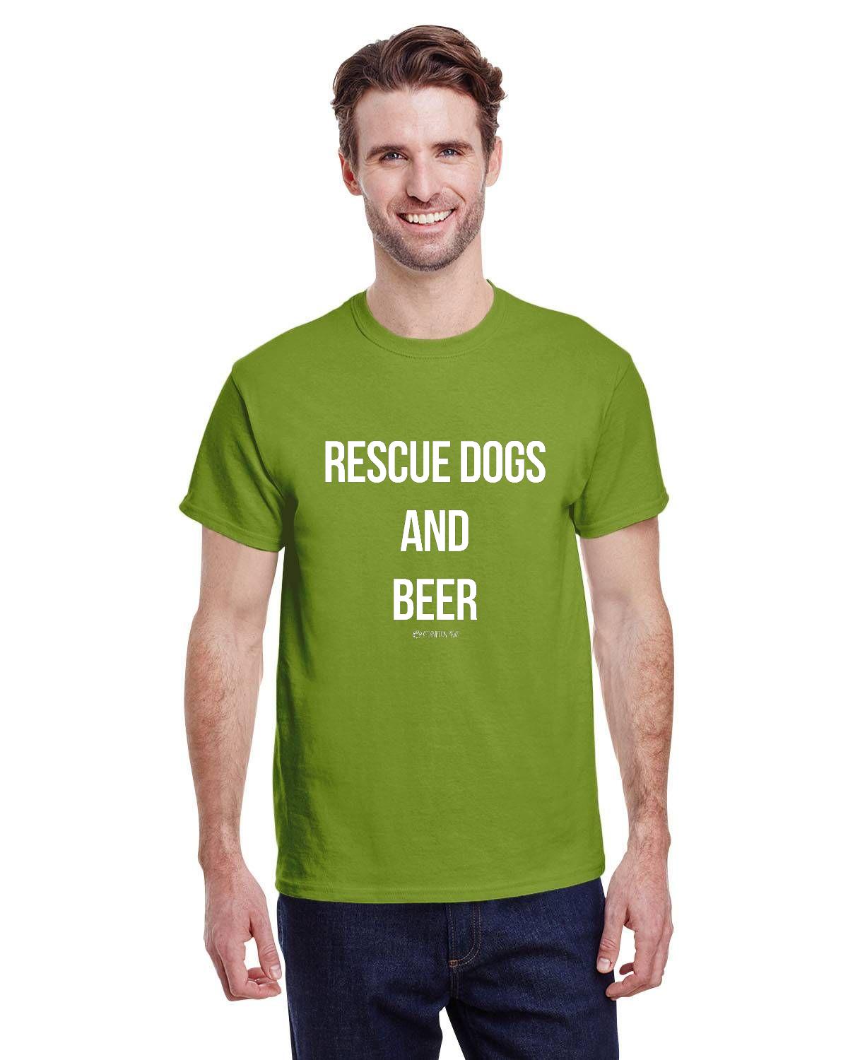 Rescue Dogs and Beer T-Shirt