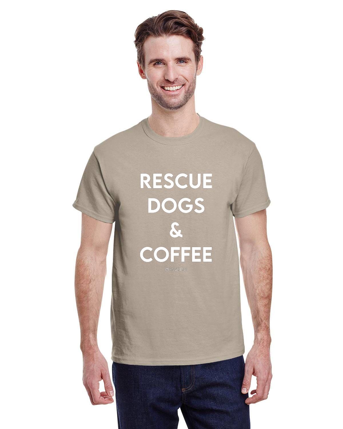 Rescue Dogs and Coffee T-Shirt