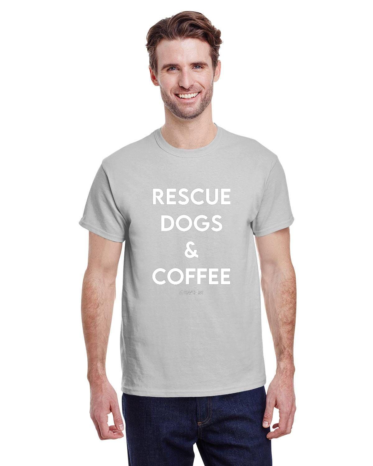 Rescue Dogs and Coffee T-Shirt