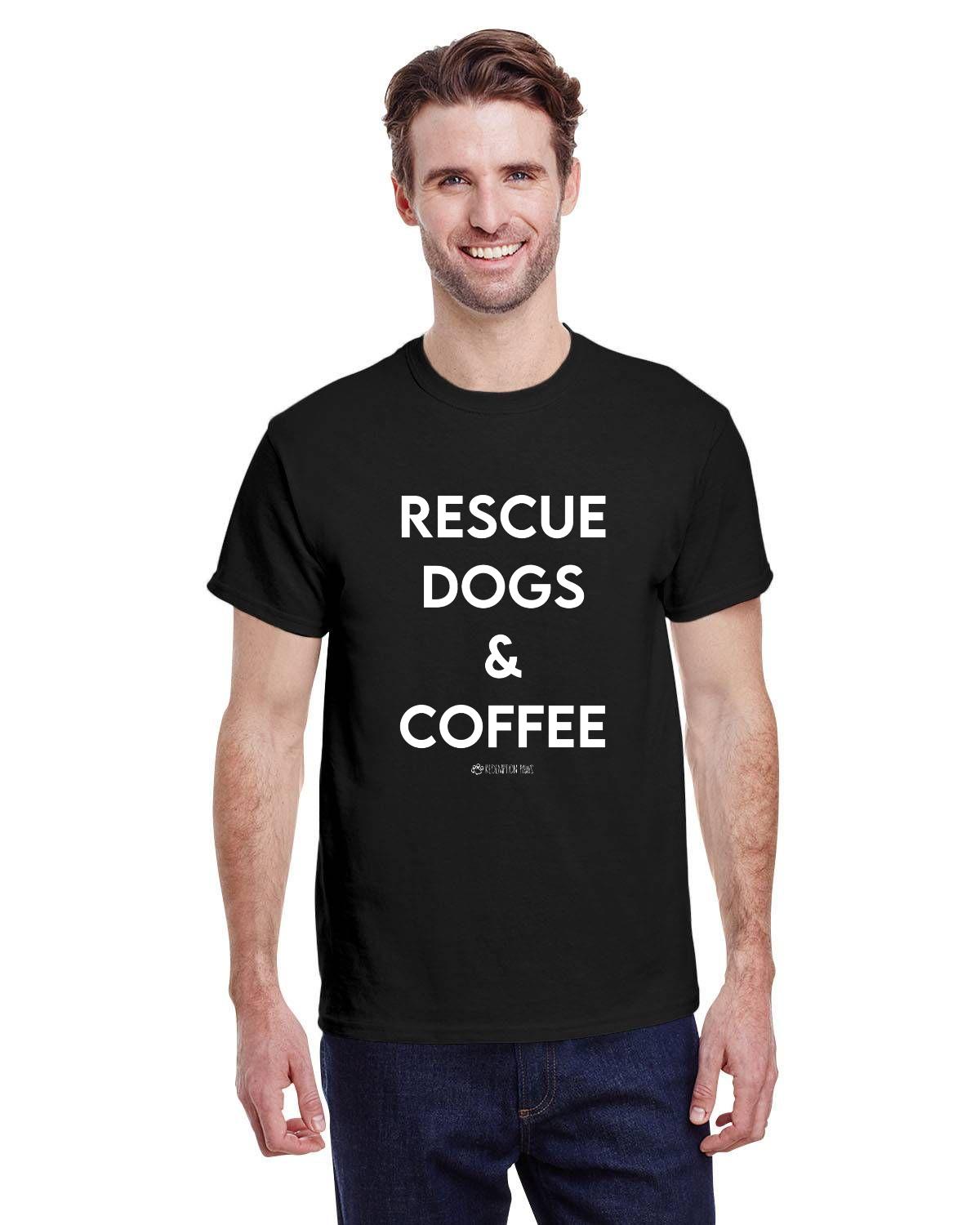 Rescue Dogs and Coffee T-Shirt