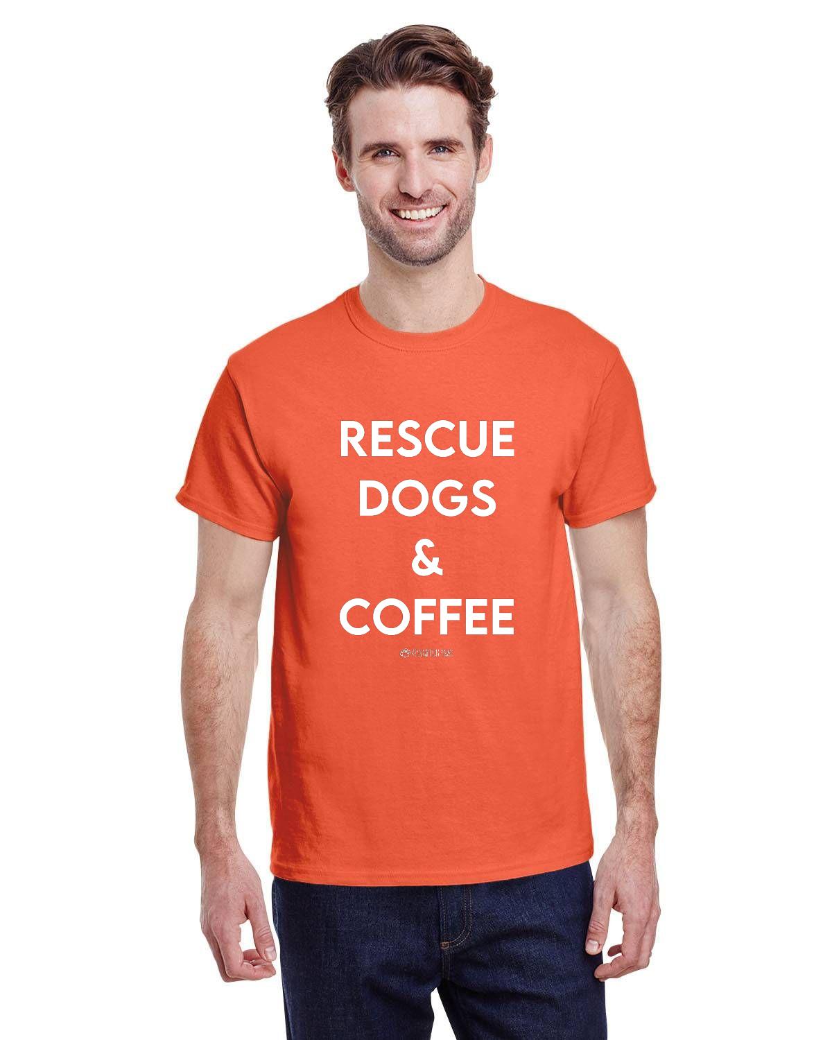 Rescue Dogs and Coffee T-Shirt