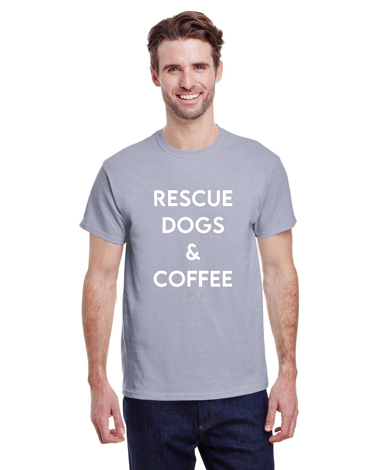 Rescue Dogs and Coffee T-Shirt