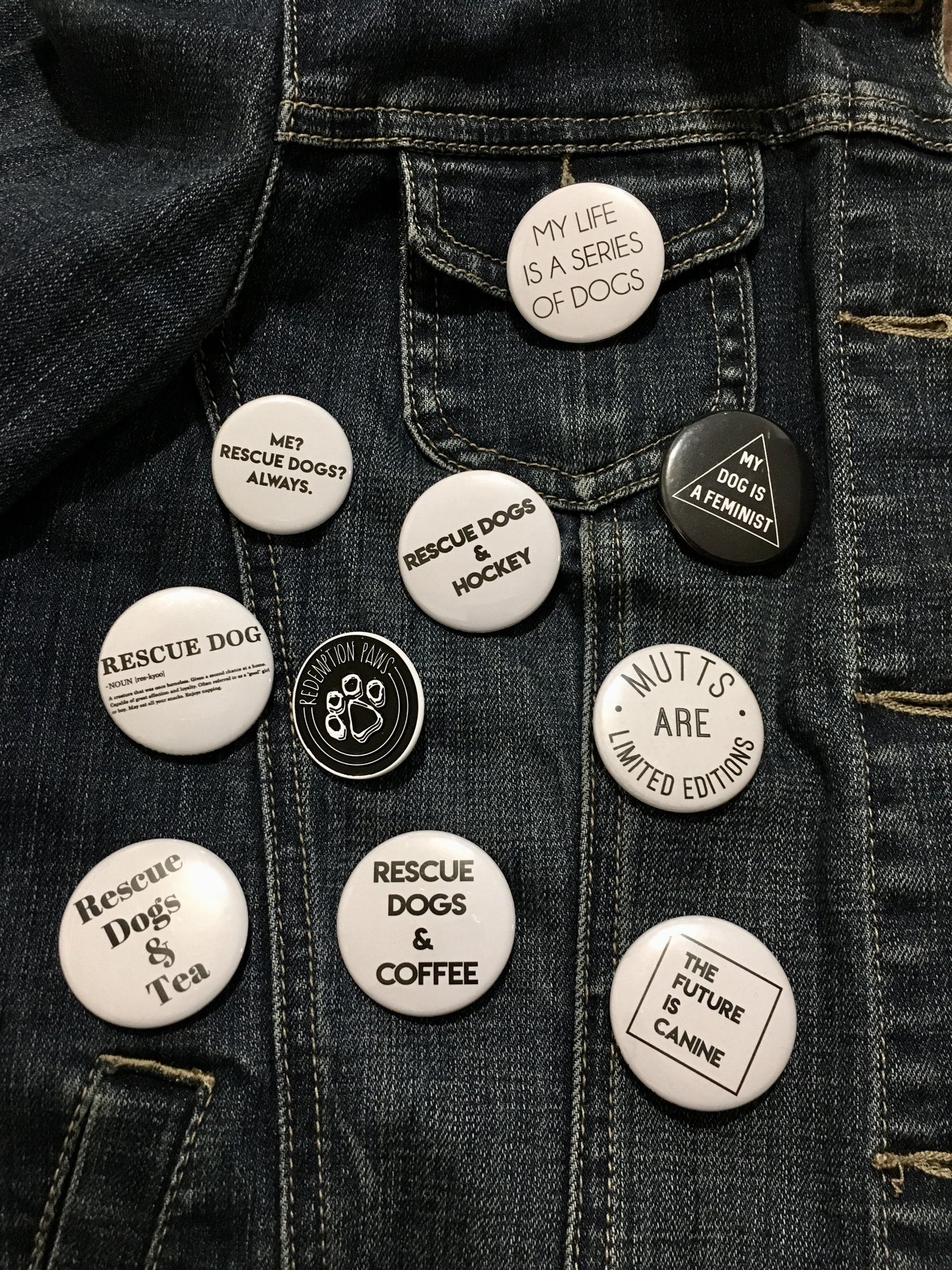 Mixed Pack Of 5 Pins