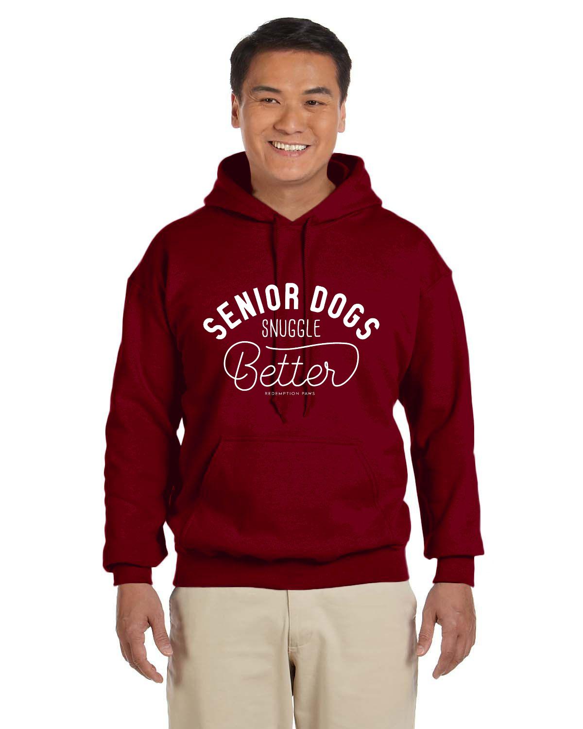 Senior Dogs Snuggle Better Hoodie