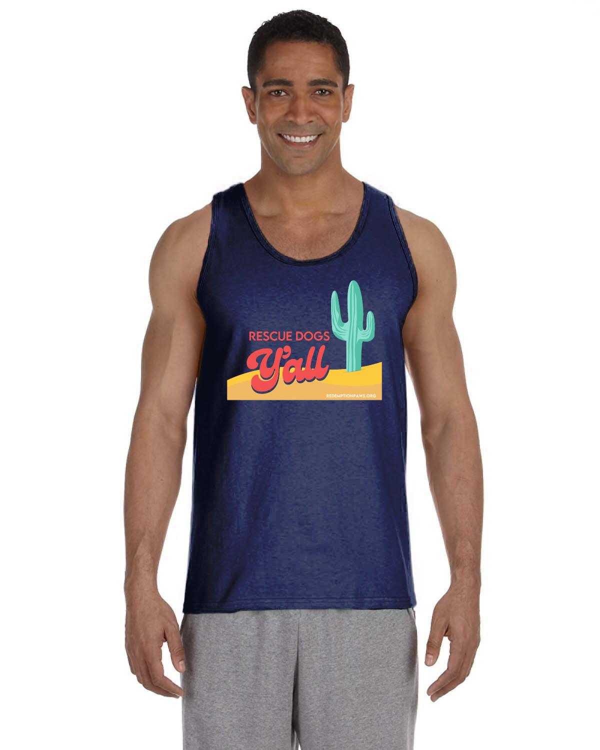 Rescue Dogs Y'all Tank Top