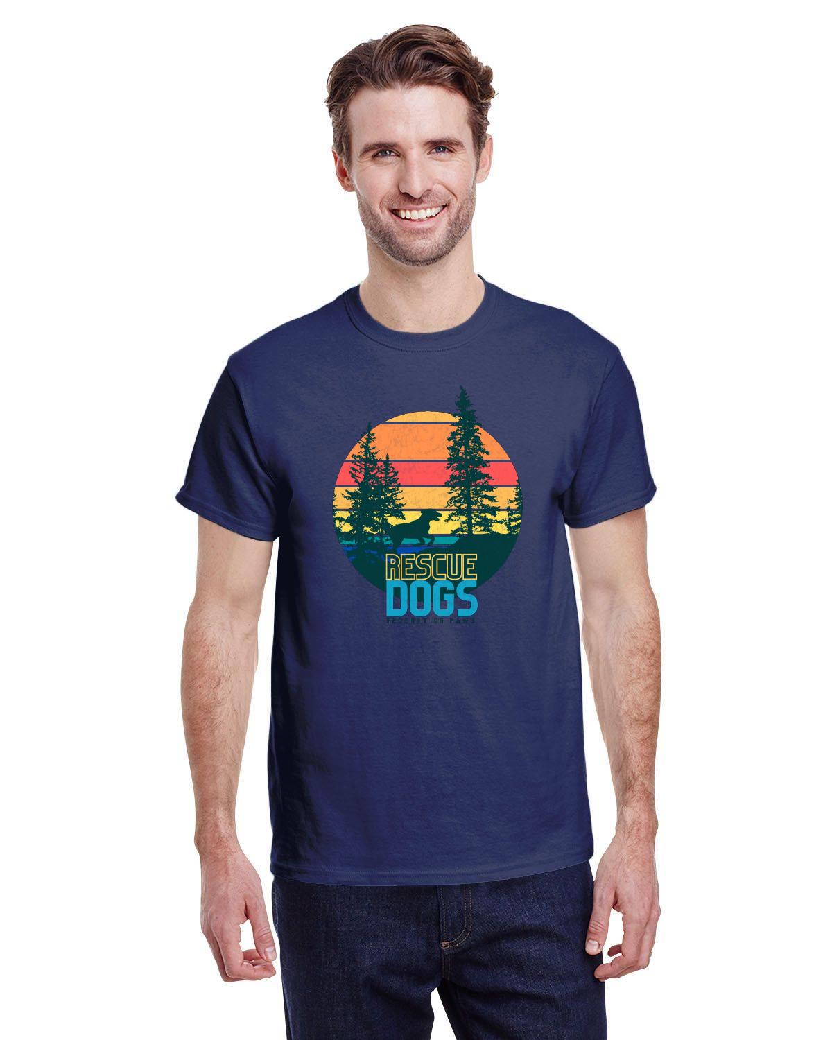 Sunset Rescue Dogs T-Shirt