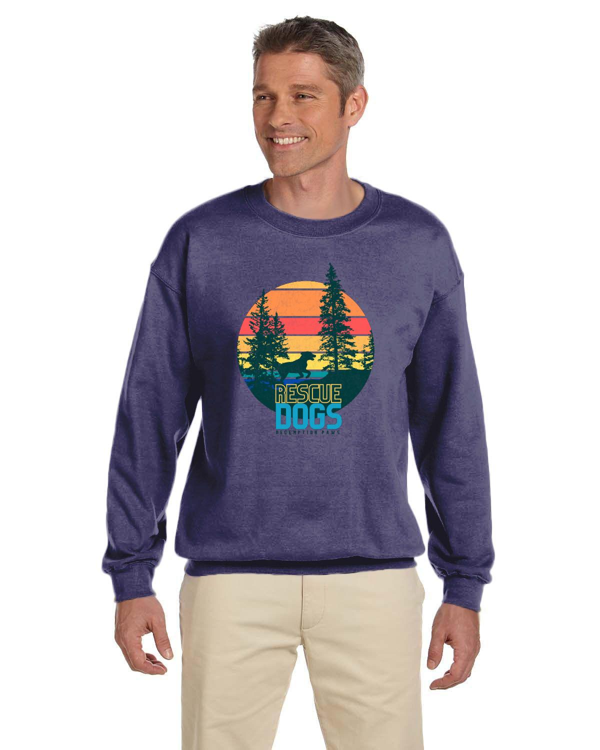 Sunset Rescue Dogs Sweatshirt