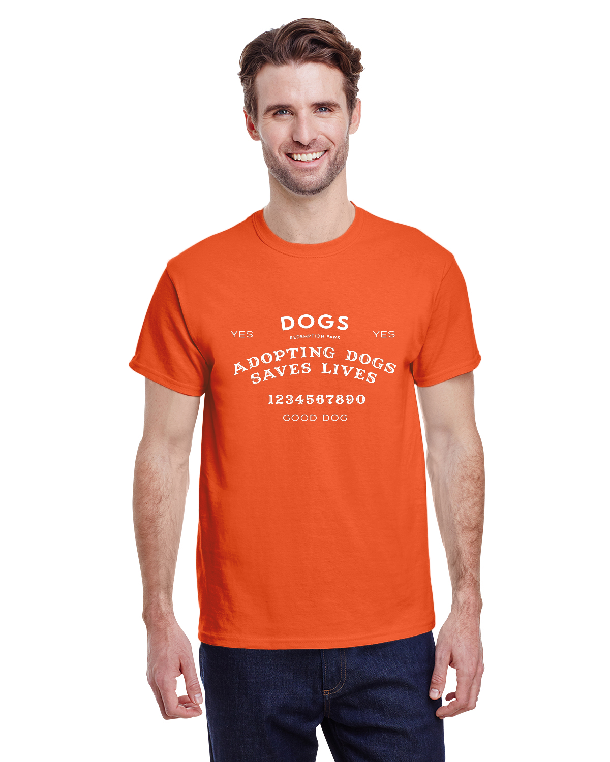 Adopting Dogs Saves Lives Ouija T-shirt