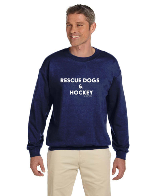 Rescue Dogs and Hockey Sweatshirt
