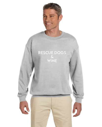 Rescue Dogs and Wine Sweatshirt