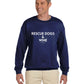 Rescue Dogs and Wine Sweatshirt