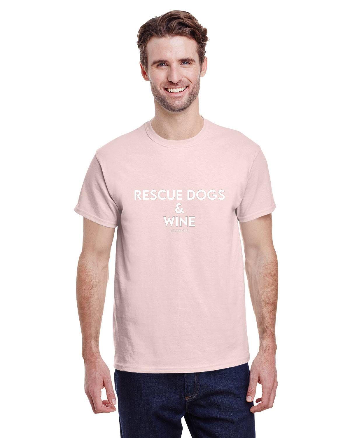 Rescue Dogs and Wine T-Shirt