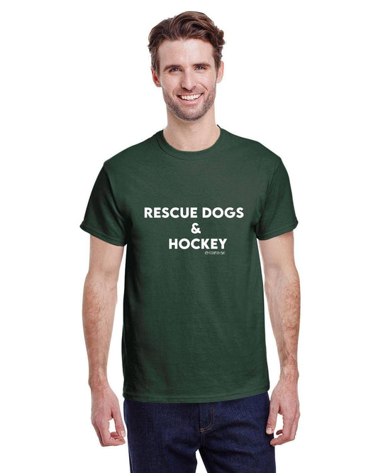 Rescue Dogs and Hockey T-Shirt