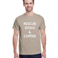 Rescue Dogs and Coffee T-Shirt